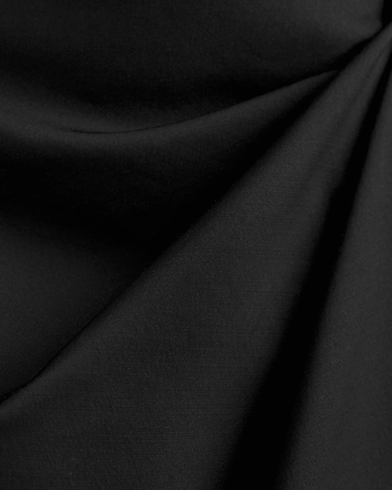 Mid-Length Draped Bustier Dress