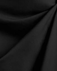 Mid-Length Draped Bustier Dress