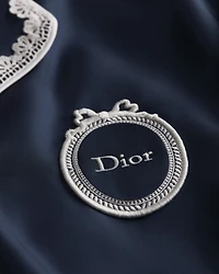 Short Dior Médaillon-Embroidered Shirtdress