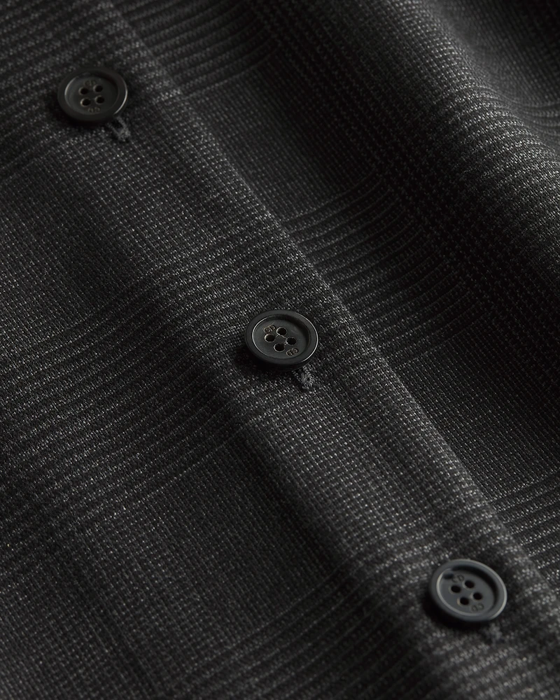 Mid-Length Dress with Ascot-Effect Tied Collar