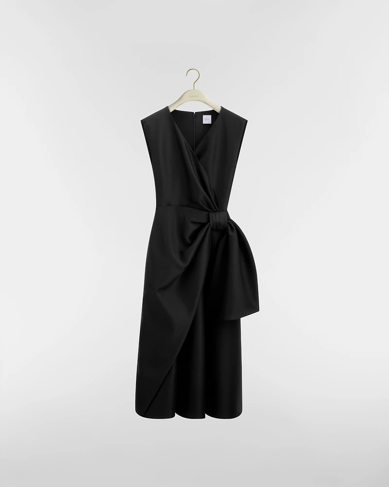 Mid-Length Draped Dress