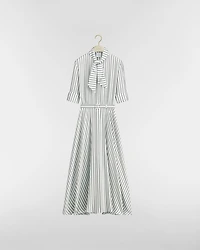 Mid-Length Belted Dress