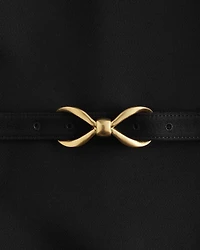 Belted Straight Dress