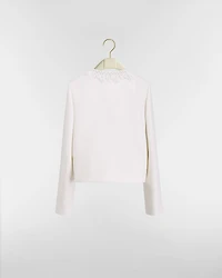 Embroidered Cropped Jacket
