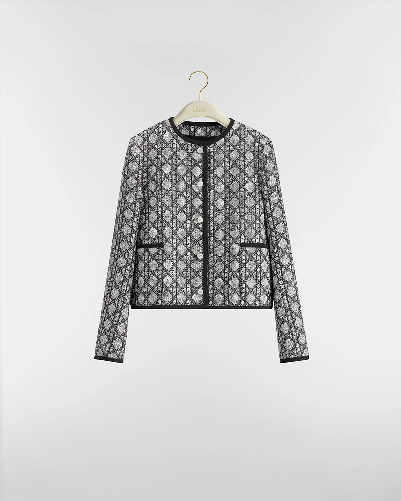 Macrocannage Cropped Jacket