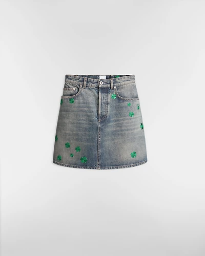 Embroidered Miniskirt