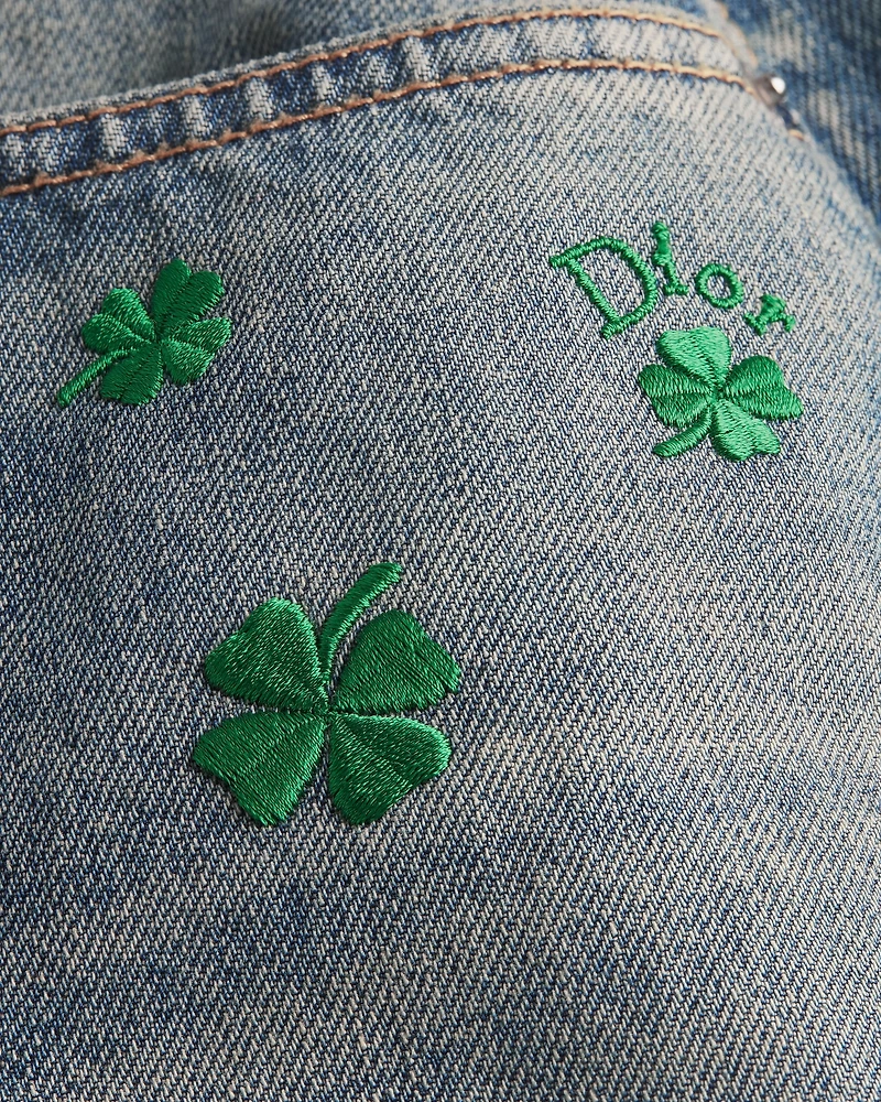 Embroidered Miniskirt