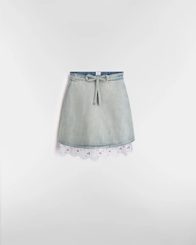 Dioramour Flared Embroidered Skirt