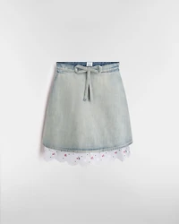 Dioramour Flared Embroidered Skirt