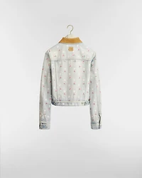 Dioramour Embroidered Cropped Jacket