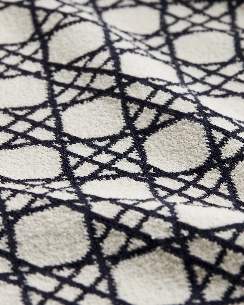Macrocannage Short-Sleeved Sweater