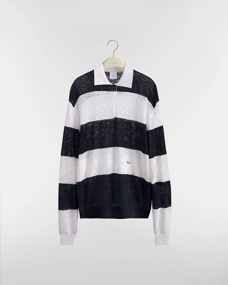 Dior Marinière Long-Sleeved Polo Shirt