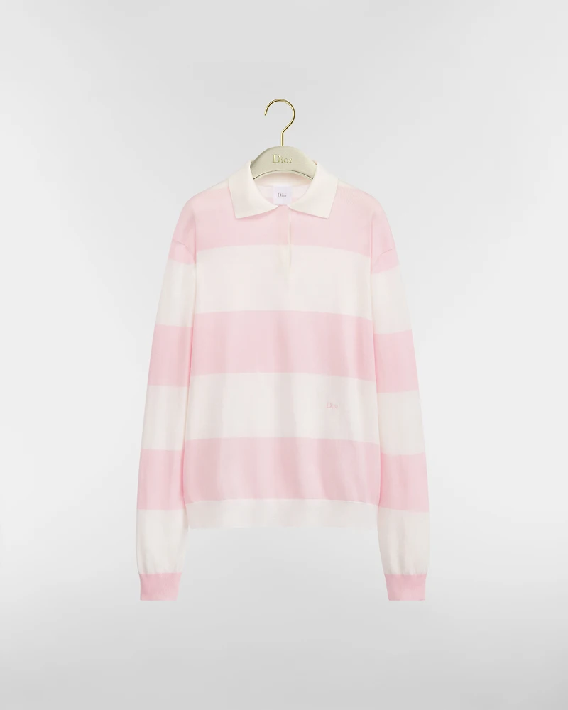 Dioriviera Dior Marinière Long-Sleeved Polo Shirt