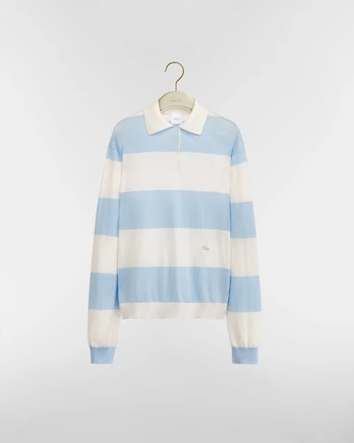 Dioriviera Dior Marinière Long-Sleeved Polo Shirt