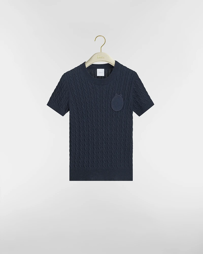 Dior Médaillon Short-Sleeved Sweater
