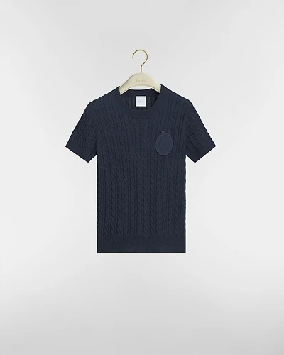 Dior Médaillon Short-Sleeved Sweater