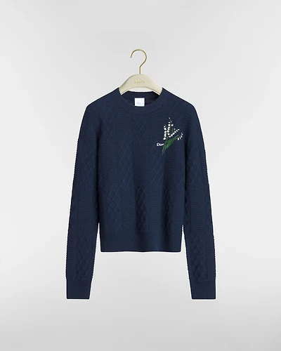 Embroidered Fitted Sweater