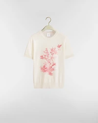Dioriviera Embroidered Short-Sleeved Sweater