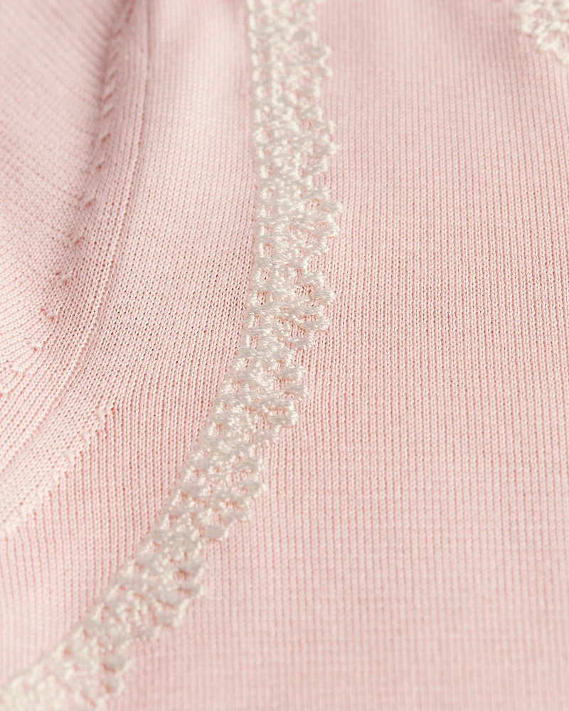 Short-Sleeved Sweater