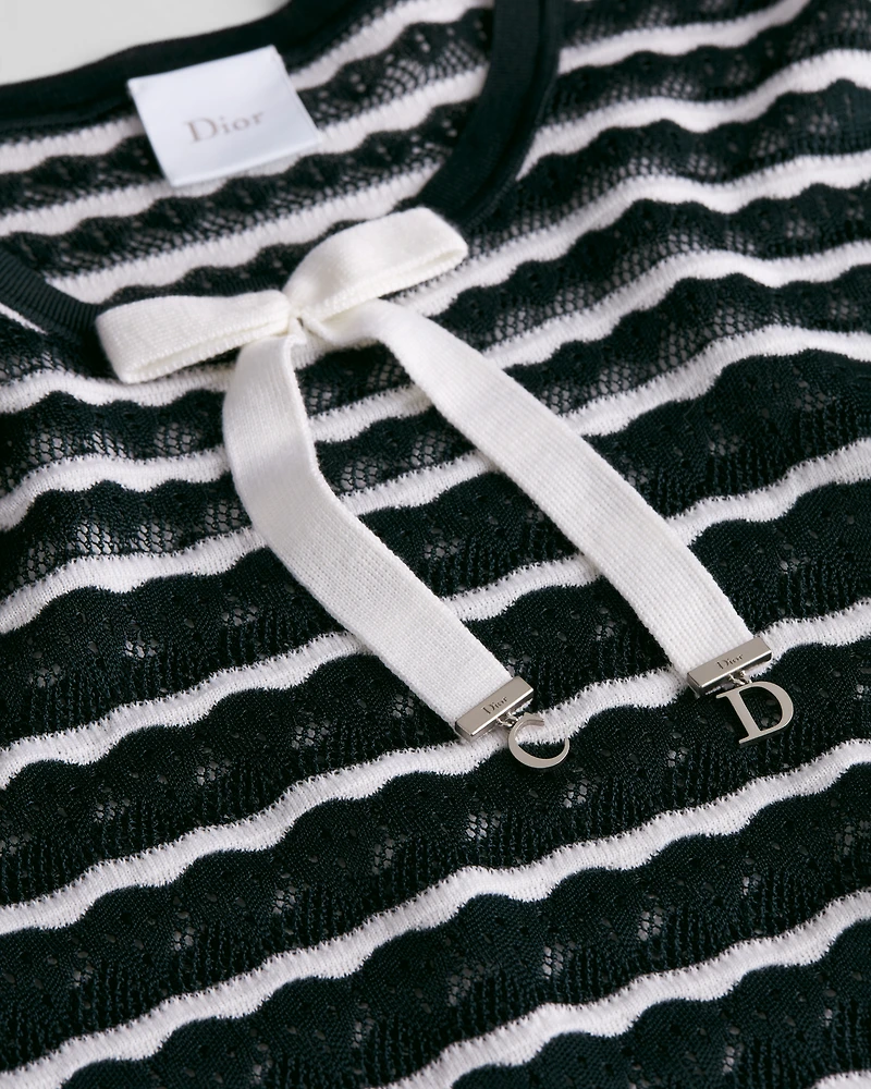 Dior Marinière Short-Sleeved Sweater