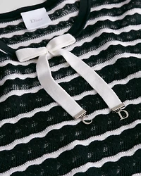 Dior Marinière Short-Sleeved Sweater