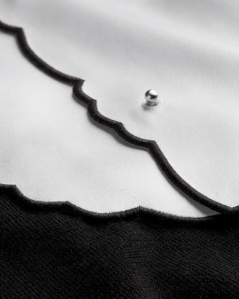 Sweater with Plastron