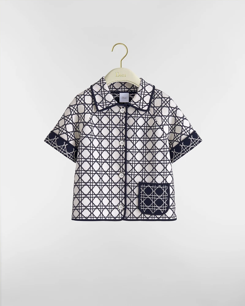 Macrocannage Short-Sleeved Jacket