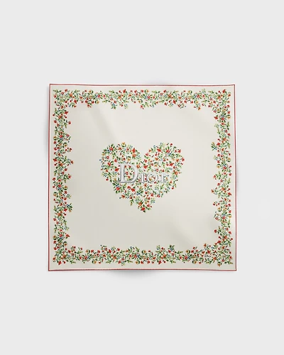 Dioramour Floral Heart 90 Square Scarf
