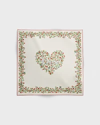 Dioramour Floral Heart 90 Square Scarf