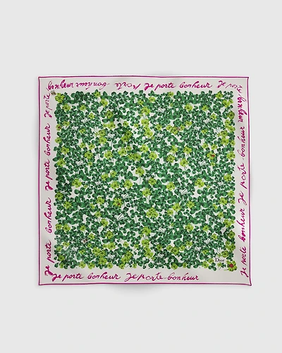 Dior Clover 90 Square Scarf