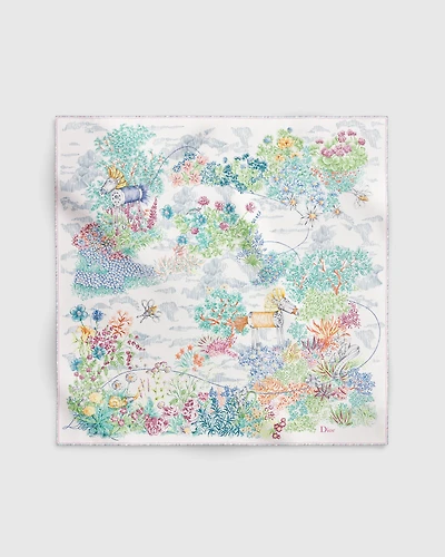 Dior Charming Garden 90 Square Scarf