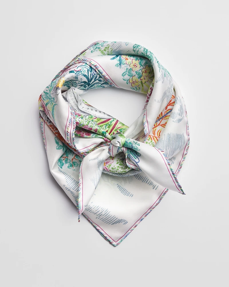 Dior Charming Garden 90 Square Scarf