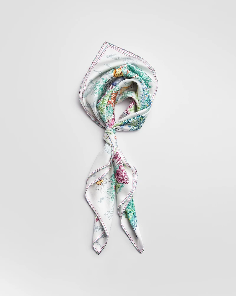Dior Charming Garden 90 Square Scarf