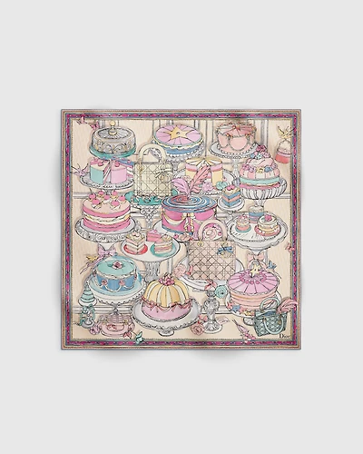Dior Cakes 90 Square Scarf
