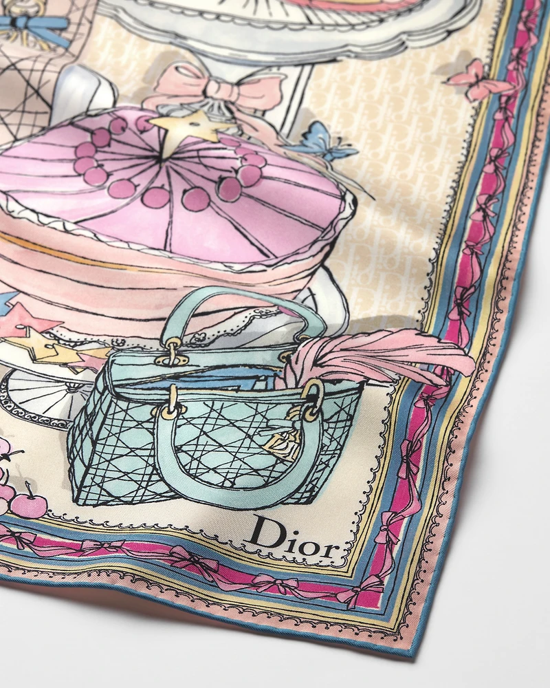 Dior Cakes 90 Square Scarf