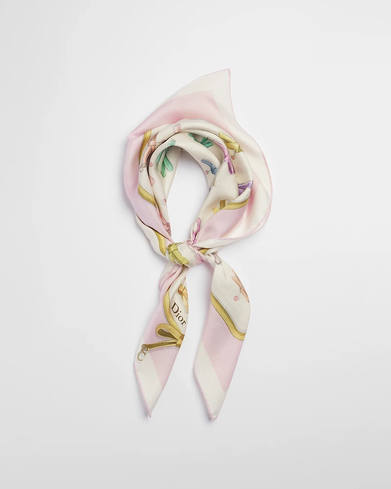 Delicate Bow 90 Square Scarf