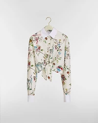 Dioriviera Tied Cropped Blouse