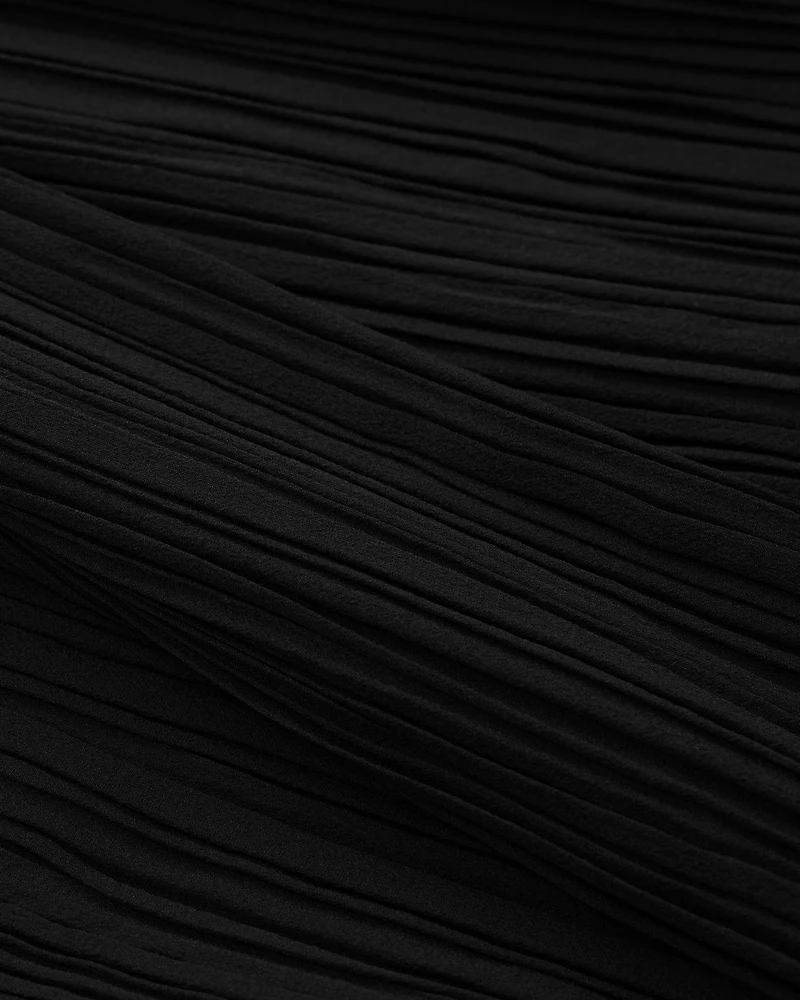 Pleated Top with Bow