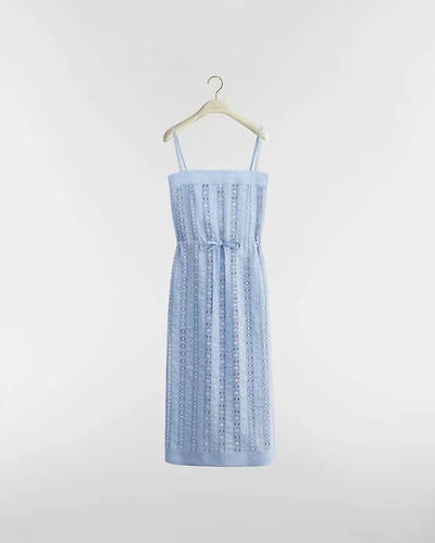 Dioriviera Embroidered Mid-Length Straight Dress
