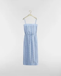 Dioriviera Embroidered Mid-Length Straight Dress