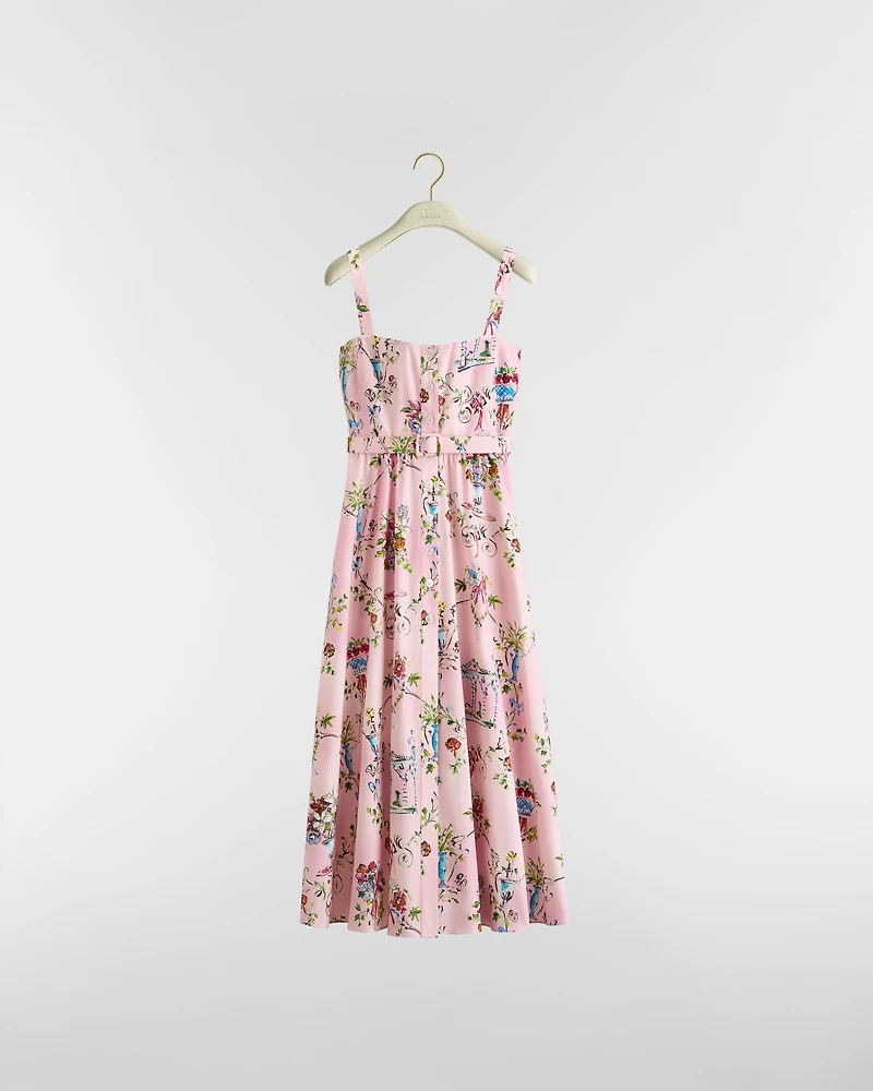 Dioriviera Mid-Length Belted Dress