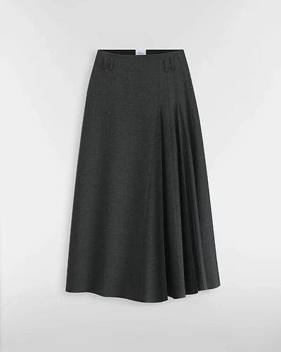 Mid-Length Flared Skirt