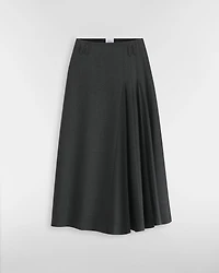 Mid-Length Flared Skirt