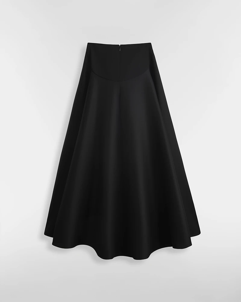 Mid-Length Flared Skirt