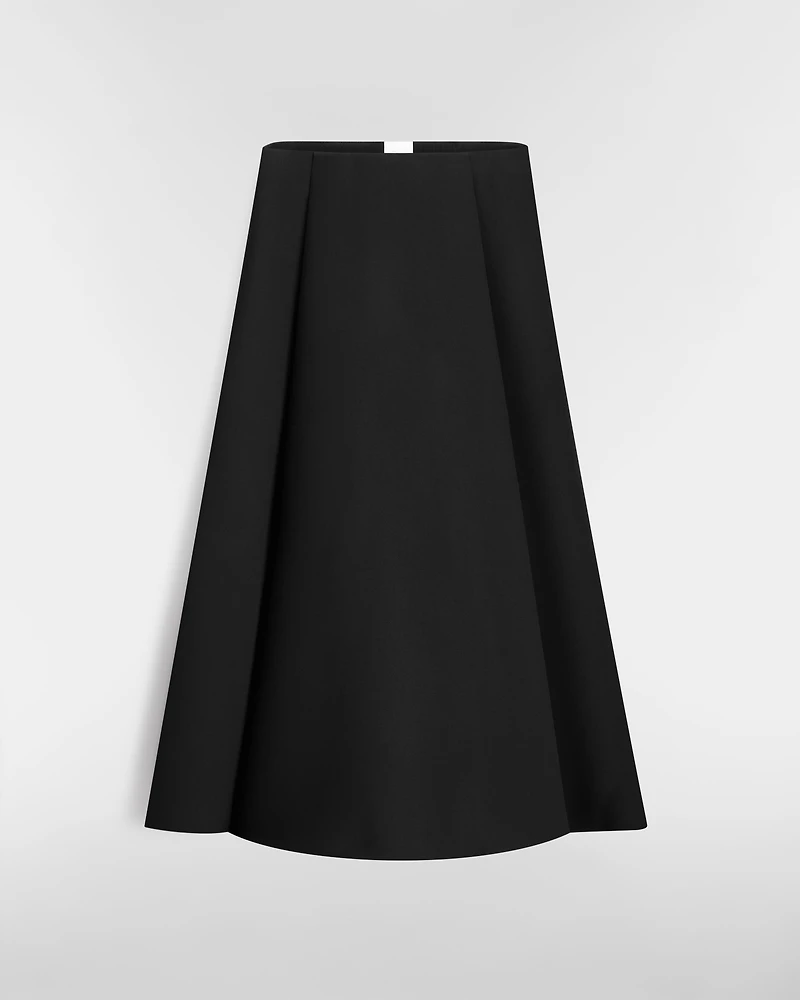 Mid-Length Flared Skirt