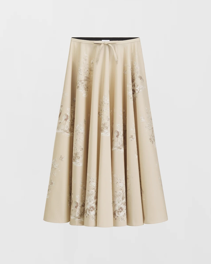 Dioriviera Mid-Length Flared Skirt