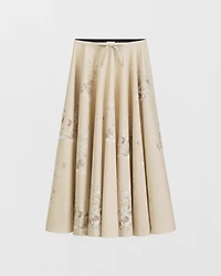 Dioriviera Mid-Length Flared Skirt