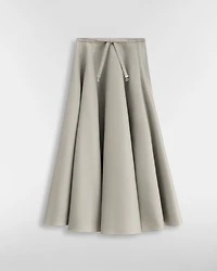 Mid-Length Flared Skirt