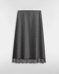 Mid-Length Straight Skirt