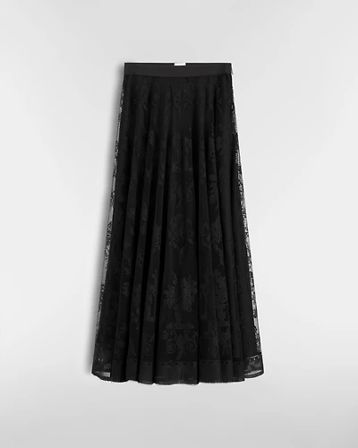 Mid-Length Flared Skirt